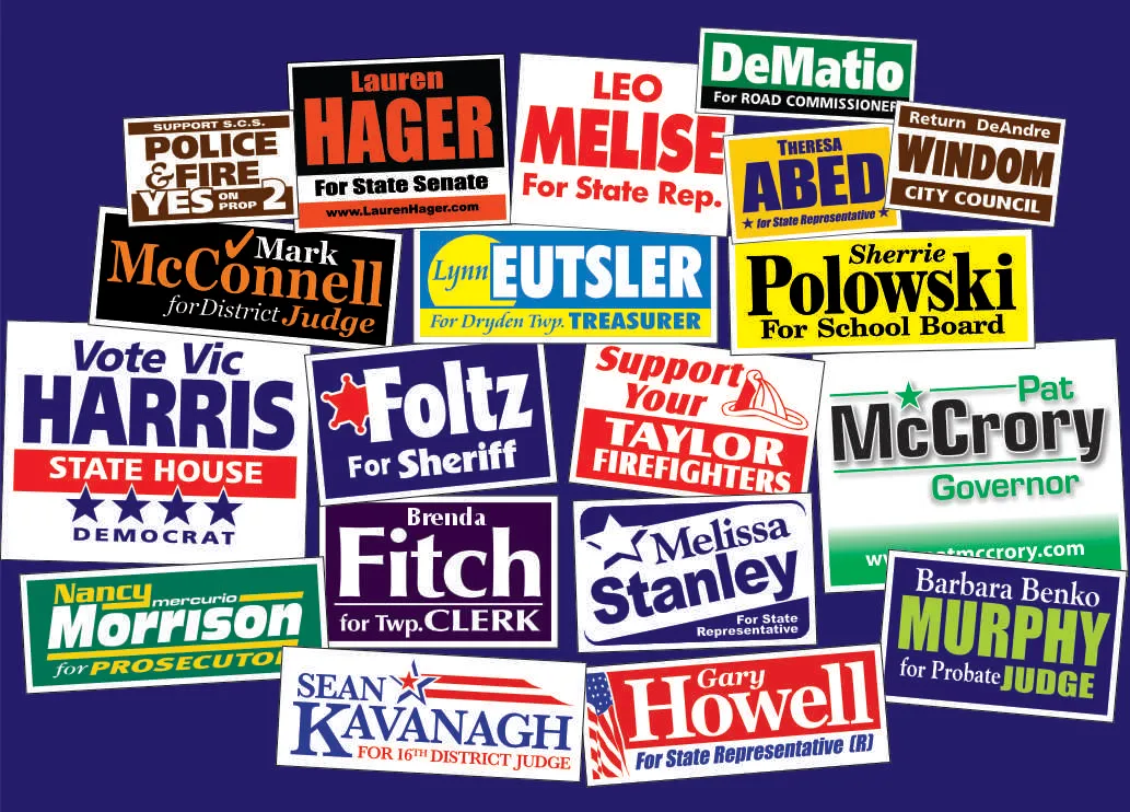 Premium yard signs collection